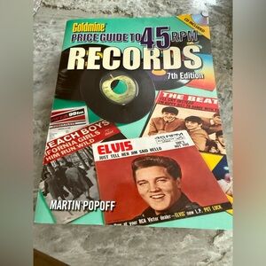 Goldmine Price Guide To 45 Rpm Records book by Martin Popoff. CD included. 2009